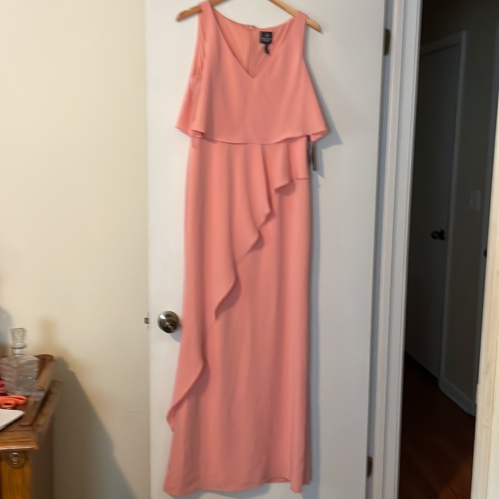 NWT Adrianna Papell crepe popover dress size 10